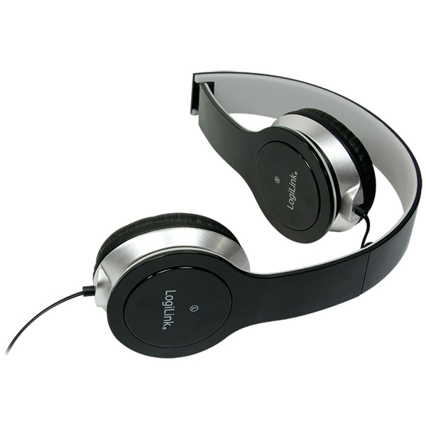 Logilink Hs Smile Stereo High Quality Headset With Microphone Black