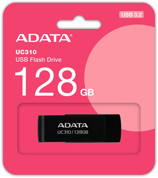 Adata Uc310 128g rbk Uc310 128gb USB 3 2 Flash Drive Black Μνημες usb