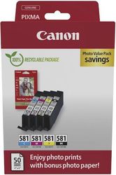 canon melani inkjet cli 581 cmyk me oem 2106c006 photo