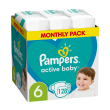 panes pampers active baby no6 xl 13 18kg 128tmx  photo