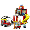 lego city fire 60375 fire station and fire truck extra photo 2