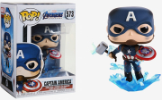 funko pop marvel avengers endgame captain america with broken shield mjolnir photo