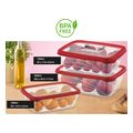 herzberg set 3 plastika bpa free doxeia fagitoy me kapakia hg l764red extra photo 2