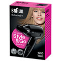 sesoyar braun hd130 hair dryer 1200w black extra photo 1