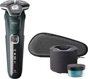 xyristiki mixani philips shaver series 5000 s5884 50 rotation shaver trimmer black green photo