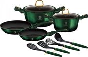 berlinger haus set antikollitika skeyi 10 tem me epistrosi titanioy emerald green bh 7039 photo