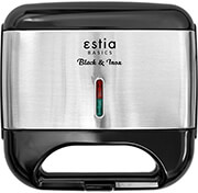 tostiera 800w estia 06 12175 black inox photo