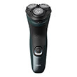 philips x3052 00 men s shaver rotation shaver trimmer black green photo