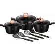 berlinger haus set mageirika skeyi 10tmxblack rose collection bh 6154 photo