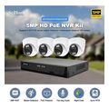 srihome nvs005 8 channels nvr 4 bullet poe 5mp waterproof cameras extra photo 2