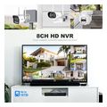 srihome nvs001 8 channels nvr 4 bullet ipc065 5mp wireless waterproof cameras extra photo 2