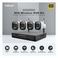 srihome nvs001 8 channels nvr 4 bullet ipc056 5mp wireless waterproof cameras extra photo 1