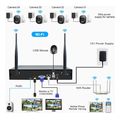 srihome nvs001 8 channels nvr 4 bullet ipc056 5mp wireless waterproof cameras extra photo 4