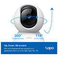 tp link tapo c200c pan tilt home security wi fi full hd 1080p camera extra photo 3