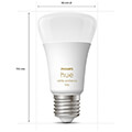 philips hue led lamp e27 2 pack set 8w 800lm white ambiance extra photo 2