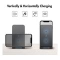 logilink pa0135 smartphone stand with wireless charging function 2 coils 15w black extra photo 4