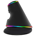 delux m618plus wired vertical mouse 4000dpi rgb extra photo 6