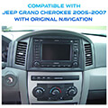 diq bxb 1271 gps 10 multimedia tablet oem jeep grand cherokee mod 2005 2007 with original navi extra photo 2