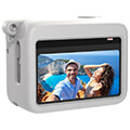 puluz camera charging case silicone case for insta360 go 3 white extra photo 1