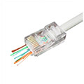 cablexpert universal pass through modular utp plug 8p8c 50 pcs per bag extra photo 1