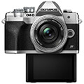 olympus om d e m10 mark iv kit 14 42 pancake zoom silver digital camera extra photo 2