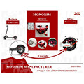 x tech brake construction with120mm disk standard includes monorim frame extra photo 1