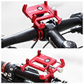 gub plus bicycle motorcycle phone mount red extra photo 1