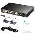 cudy gs1026ps2 gigabit 26port switch poe extra photo 2