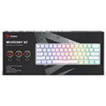 savio whiteout x2 mechanical keyboard red outemu extra photo 5