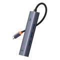 baseus ultra joy 4 in 1 hub type c to 3x usb 30 lan rj45 space grey extra photo 3