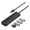 baseus ultrajoy series 4x usb 30 hub lite 50cm cluster black extra photo 1