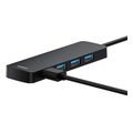 baseus ultrajoy series 4x usb 30 hub lite 50cm cluster black extra photo 4