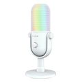 razer seiren v3 chroma white rgb usb condenser microphone gain limiter build in shock absorb extra photo 2