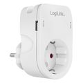 logilink pa0247 socket adapter 1x cee 7 3 2x usb a extra photo 2