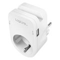 logilink pa0247 socket adapter 1x cee 7 3 2x usb a extra photo 4