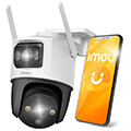 imou cruiser dual ipc s7xp 6m0wed 6mp full hd ip camera adiabroxi me amfidromi epikoinonia extra photo 1