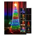 xristoygenniatiko dendro me 192led rgb asteri koryfi 15m fosme 27 00550 extra photo 2