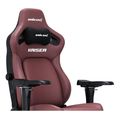 anda seat gaming chair kaiser 4 large maroon extra photo 3