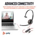 poly blackwire 3210 monaural usb c headset extra photo 1