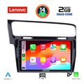 digital iq lvd 2747 cpa 10inc multimedia tablet for vw golf 7 mod 2013 2020 extra photo 1