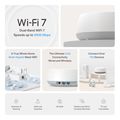 tp link deco be25 2 pack be3600 whole home mesh wifi 7 system extra photo 1