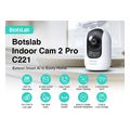 smart home security camera botslab 2 pro c221 wi fi 3k indoor white extra photo 5