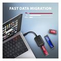 axagon adm2 cm usb c 32 gen2 1x nvme sata sdd adapter extra photo 2