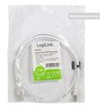 logilink patch cable cat6a tpe slimline white 05m extra photo 6