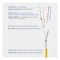 logilink patch cable cat6a tpe slimline yellow 03m extra photo 5