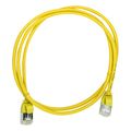 logilink patch cable cat6a tpe slimline yellow 05m extra photo 2