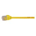 logilink patch cable cat6a tpe slimline yellow 05m extra photo 4