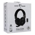 white shark triple mode wired wireless bt gaming headset wgh 2441 black falcon blk extra photo 1