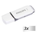 philips snow edition 32gb usb 20 flash drive shadow grey 3 pack fm32fd70e 00 extra photo 1