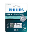 philips click series 32gb usb 32 type c flash drive otg shadow grey fm32fd175b 00 extra photo 3